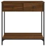 Mesa consola madera de ingeniería marrón roble 75x34,5x75 cm by , Side tables - Ref: Foro24-834179, Price: 57,39 €, Discount: %