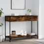 Mesa consola madera contrachapada roble ahumado 100x34,5x75 cm de , Mesas auxiliares - Ref: Foro24-834172, Precio: 64,67 €, D...