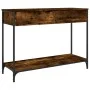 Mesa consola madera contrachapada roble ahumado 100x34,5x75 cm de , Mesas auxiliares - Ref: Foro24-834172, Precio: 63,84 €, D...
