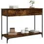 Mesa consola madera contrachapada roble ahumado 100x34,5x75 cm de , Mesas auxiliares - Ref: Foro24-834172, Precio: 63,84 €, D...