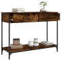 Mesa consola madera contrachapada roble ahumado 100x34,5x75 cm de , Mesas auxiliares - Ref: Foro24-834172, Precio: 64,67 €, D...