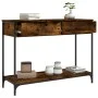 Mesa consola madera contrachapada roble ahumado 100x34,5x75 cm de , Mesas auxiliares - Ref: Foro24-834172, Precio: 63,84 €, D...