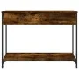 Mesa consola madera contrachapada roble ahumado 100x34,5x75 cm de , Mesas auxiliares - Ref: Foro24-834172, Precio: 63,84 €, D...
