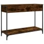 Mesa consola madera contrachapada roble ahumado 100x34,5x75 cm de , Mesas auxiliares - Ref: Foro24-834172, Precio: 63,84 €, D...