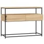 Mesa consola madera de ingeniería roble Sonoma 100x40x75 cm by , Side tables - Ref: Foro24-834151, Price: 66,99 €, Discount: %