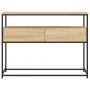 Mesa consola madera de ingeniería roble Sonoma 100x40x75 cm by , Side tables - Ref: Foro24-834151, Price: 66,99 €, Discount: %