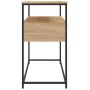 Mesa consola madera de ingeniería roble Sonoma 100x40x75 cm de , Mesas auxiliares - Ref: Foro24-834151, Precio: 67,59 €, Desc...