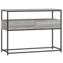 Mesa consola madera de ingeniería gris Sonoma 100x40x75 cm de , Mesas auxiliares - Ref: Foro24-834153, Precio: 73,71 €, Descu...