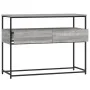 Mesa consola madera de ingeniería gris Sonoma 100x40x75 cm by , Side tables - Ref: Foro24-834153, Price: 72,61 €, Discount: %