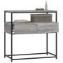 Mesa consola madera de ingeniería gris Sonoma 75x40x75 cm by , Side tables - Ref: Foro24-834158, Price: 57,86 €, Discount: %