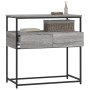 Mesa consola madera de ingeniería gris Sonoma 75x40x75 cm de , Mesas auxiliares - Ref: Foro24-834158, Precio: 58,59 €, Descue...