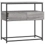 Mesa consola madera de ingeniería gris Sonoma 75x40x75 cm by , Side tables - Ref: Foro24-834158, Price: 57,86 €, Discount: %