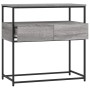 Mesa consola madera de ingeniería gris Sonoma 75x40x75 cm de , Mesas auxiliares - Ref: Foro24-834158, Precio: 58,59 €, Descue...