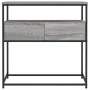 Mesa consola madera de ingeniería gris Sonoma 75x40x75 cm by , Side tables - Ref: Foro24-834158, Price: 57,86 €, Discount: %