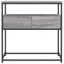 Mesa consola madera de ingeniería gris Sonoma 75x40x75 cm de , Mesas auxiliares - Ref: Foro24-834158, Precio: 58,59 €, Descue...