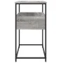 Mesa consola madera de ingeniería gris Sonoma 75x40x75 cm by , Side tables - Ref: Foro24-834158, Price: 57,86 €, Discount: %