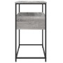 Mesa consola madera de ingeniería gris Sonoma 75x40x75 cm de , Mesas auxiliares - Ref: Foro24-834158, Precio: 58,59 €, Descue...