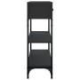 Mesa consola madera de ingeniería negra 72,5x25x75 cm de , Mesas auxiliares - Ref: Foro24-834185, Precio: 79,13 €, Descuento: %