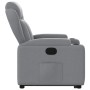 Sillón reclinable elevable de tela gris claro en Sillones | Comprar online en Foru.es