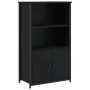 Aparador alto madera de ingeniería negro 62x32x103,5 cm by , Sideboards - Ref: Foro24-834215, Price: 73,63 €, Discount: %