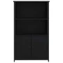 Aparador alto madera de ingeniería negro 62x32x103,5 cm by , Sideboards - Ref: Foro24-834215, Price: 73,63 €, Discount: %