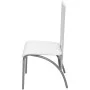 Conjunto de Comedor Cuero Artificial de Cinco Piezas de Color Blanco de vidaXL, muebles para cocinas y comedores - Ref: Foro2...