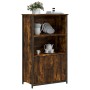 Aparador alto madera de ingeniería roble ahumado 62x32x103,5 cm de , Aparadores - Ref: Foro24-834217, Precio: 61,95 €, Descue...