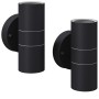 Lámpara de exterior 2 uds acero ascendente/descendente de vidaXL, Iluminación de exterior - Ref: Foro24-42417, Precio: 41,52 ...