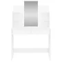 Tocador con espejo blanco brillante 96x39x142 cm de , Tocadores para dormitorios - Ref: Foro24-837578, Precio: 128,77 €, Desc...