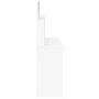 Tocador con espejo blanco brillante 96x39x142 cm de , Tocadores para dormitorios - Ref: Foro24-837578, Precio: 128,77 €, Desc...