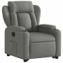Sillón reclinable elevable de tela gris oscuro en Sillones | Comprar online en Foru.es