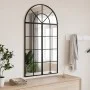Espejo de pared arco de hierro negro 60x110 cm de , Espejos - Ref: Foro24-3200606, Precio: 132,65 €, Descuento: %