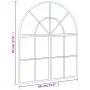 Espejo de pared arco de hierro negro 60x70 cm de , Espejos - Ref: Foro24-3200604, Precio: 116,24 €, Descuento: %