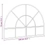 Espejo de pared arco de hierro negro 100x70 cm de , Espejos - Ref: Foro24-3200610, Precio: 121,90 €, Descuento: %