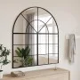 Espejo de pared arco de hierro negro 100x110 cm de , Espejos - Ref: Foro24-3200612, Precio: 171,22 €, Descuento: %