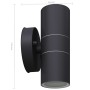 Lámpara de exterior 2 uds acero ascendente/descendente de vidaXL, Iluminación de exterior - Ref: Foro24-42417, Precio: 41,52 ...