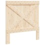 Cabecero de madera maciza de pino 100x104 cm de , Cabeceros y pies de cama - Ref: Foro24-358405, Precio: 48,59 €, Descuento: %