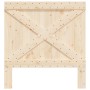 Cabecero de madera maciza de pino 100x104 cm de , Cabeceros y pies de cama - Ref: Foro24-358405, Precio: 48,59 €, Descuento: %