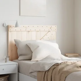 Solid pine wood headboard 90x104 cm by , Headboards and footboards - Ref: Foro24-358397, Price: 39,71 €, Discount: %