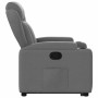 Sillón reclinable elevable de tela gris oscuro en Sillones | Comprar online en Foru.es