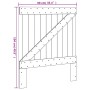 Cabecero de madera maciza de pino 90x104 cm de , Cabeceros y pies de cama - Ref: Foro24-358397, Precio: 40,06 €, Descuento: %