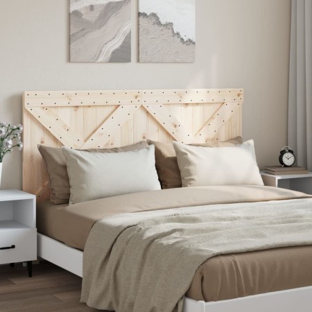Cabecero de madera maciza de pino 160x104 cm de , Cabeceros y pies de cama - Ref: Foro24-358407, Precio: 66,50 €, Descuento: %