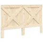 Cabecero de madera maciza de pino 160x104 cm de , Cabeceros y pies de cama - Ref: Foro24-358407, Precio: 65,64 €, Descuento: %