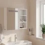 Mueble de baño con espejo y luz LED blanco 60x13x52 cm de , Tocadores de baño - Ref: Foro24-357969, Precio: 89,90 €, Descuent...