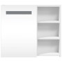 Mueble de baño con espejo y luz LED blanco 60x13x52 cm de , Tocadores de baño - Ref: Foro24-357969, Precio: 91,32 €, Descuent...