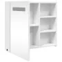 Mueble de baño con espejo y luz LED blanco 60x13x52 cm de , Tocadores de baño - Ref: Foro24-357969, Precio: 89,90 €, Descuent...