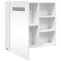 Mueble de baño con espejo y luz LED blanco 60x13x52 cm de , Tocadores de baño - Ref: Foro24-357969, Precio: 91,32 €, Descuent...