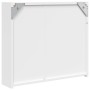 Mueble de baño con espejo y luz LED blanco 60x13x52 cm de , Tocadores de baño - Ref: Foro24-357969, Precio: 91,32 €, Descuent...