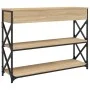 Mesa consola madera de ingeniería roble Sonoma 100x28x75 cmm by , Side tables - Ref: Foro24-834191, Price: 85,31 €, Discount: %
