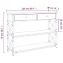 Mesa consola madera de ingeniería roble Sonoma 100x28x75 cmm by , Side tables - Ref: Foro24-834191, Price: 85,31 €, Discount: %